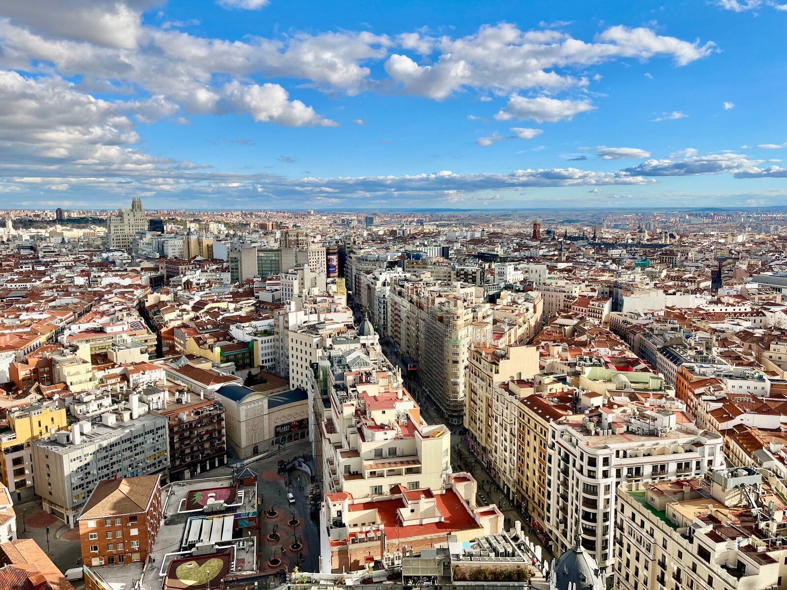 Vista de Madrid, España